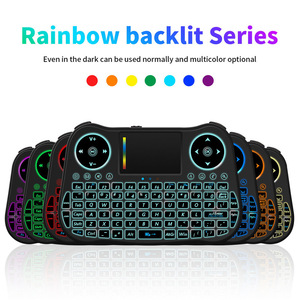 MT08 Rainbow backlit keyboard combo air mouse